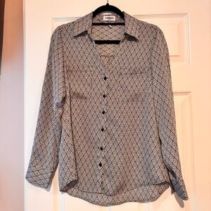Express Black and White Shirt